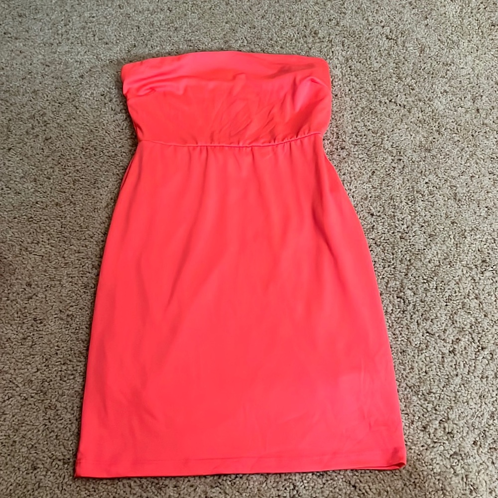 Windsor neon pink mini dress